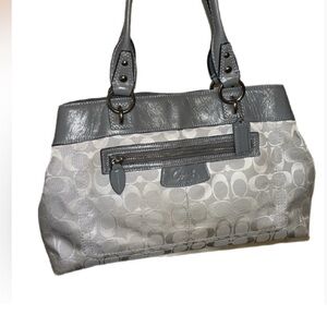 Gray Coach Signature ‘Project’ bag